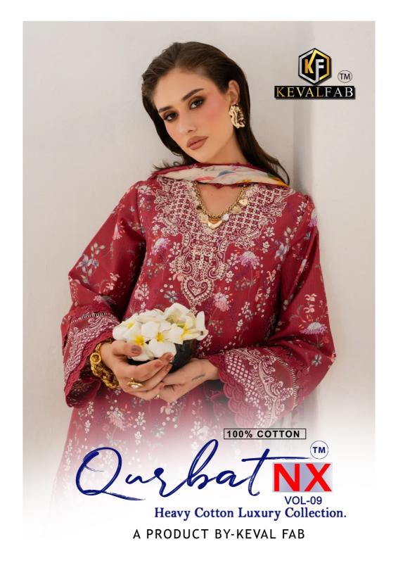 Keval fab qurbat nx vol-9 ambala salwar suits wholesale market